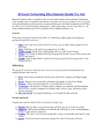 Social Networking Sites Students Should Try Out