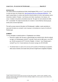 10. App a the Longer Lives Summary