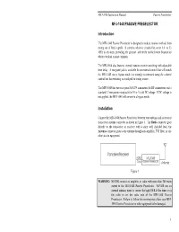 MFJ-1048 PASSIVE PRESELECTOR Introduction