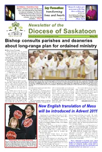 2011-05 Spring Edition of the Diocesan Newsletter