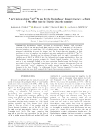 39Ar Age for the Rochechouart Impact Structure: at Least 5&#X00a0