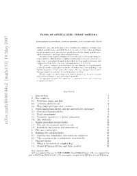 Arxiv:Math/0609184V2 [Math.CO] 18 May 2007 Atb S Rn M-611.LW a Upre Npr Ya by Part in Supported Was L.W