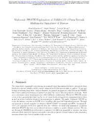 Multiscale PHATE Exploration of SARS-Cov-2 Data Reveals Multimodal Signatures of Disease