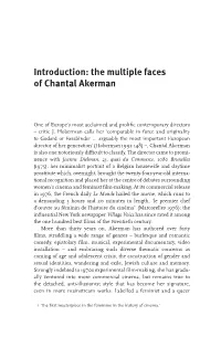 The Multiple Faces of Chantal Akerman