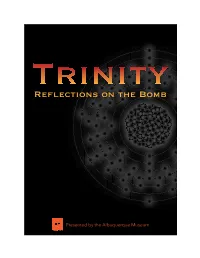 Trinity: Reflections on the Bomb