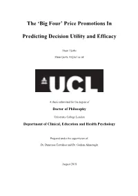 CONSUMER PSYCHOLOGY and DECISION MAKING 81 2.1 Overview