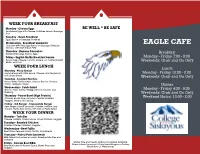 Dining Hall Menu