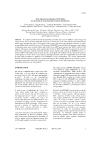 Experimental Results of ISTC#1606 for Recycling & Transmutation In
