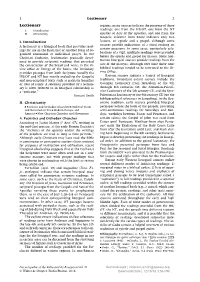 Lectionary I. Introduction II. Christianity