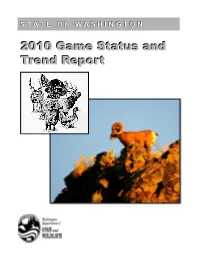 2010 Washington Game Status and Trend Report