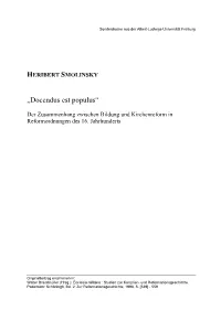 „Docendus Est Populus“