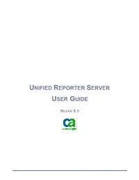 Jasperreports Server User Guide