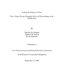 Fueling the Dragon's Flame: How China's Energy Demands Affect Its