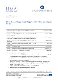 ICSR)1 Implementation Guide