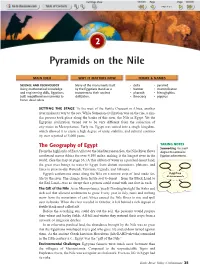 Pyramids on the Nile