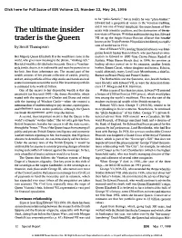 The Ultimate Insider Trader Is the Queen