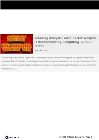 AWS' Secret Weapon Is Revolutionizing Computing