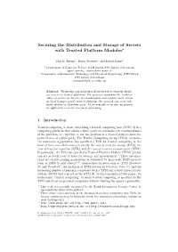 Securing the Distribution and Storage of Secrets with Trusted Platform Modules