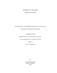 An Interpretive Study of the Use of Films with University Students A