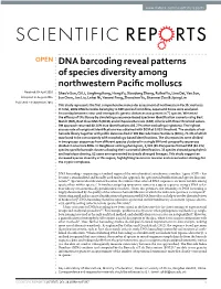 DNA Barcoding Reveal Patterns of Species Diversity Among