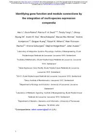 Identifying Gene Function and Module Connections by the Integration of Multi-Species Expression Compendia
