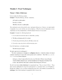 Module 3: Proof Techniques