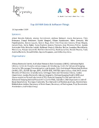 Top 10 FAIR Data & Software Things