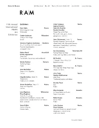 Exhibition Checklist (PDF)