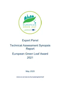 EGLA Technical Assessment Synopsis Report