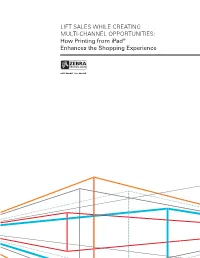 How Printing from Ipad® Enhances the Shopping Experience Executive Summary