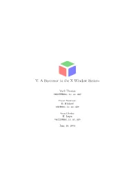 A Successor to the X Window System