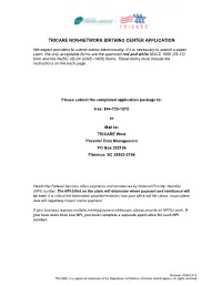 Birthing Center Application