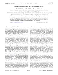 High Pressure Stabilization and Emergent Forms of Pbh4
