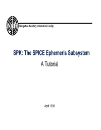 SPK Tutorial