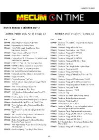 Steven Juliano Collection Day 3