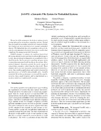 A Semantic File System for Embedded Systems