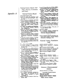 Appendix a National Science Board DAVID M