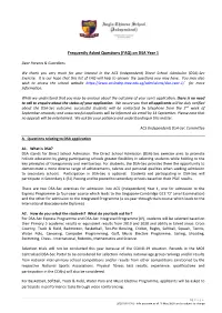 Frequently Asked Questions (FAQ) on DSA Year 1