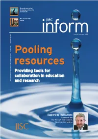 JISC Inform: Pooling Resources, Providing Tools for Collaboration In