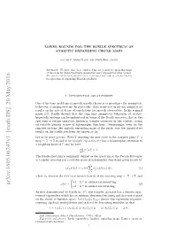 Lower Bounds for the Ruelle Spectrum of Analytic Expanding Circle Maps