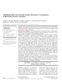 Urolithiasis After Ileal Conduit Urinary Diversion: a Comparison of Minimally Invasive Therapies