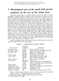 Chapter 5: Physiological Uses of the Squid with Special Emphasis on The