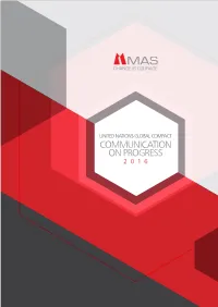 Communication on Progress 2016