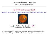 HD 97658 and Its Super-Earth Spitzer & MOST Transit Analysis and Seismic Modeling of the Host Star