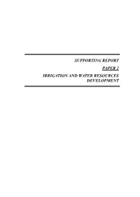Supporting Report Paper 2 Irrigation and Water Resources Development