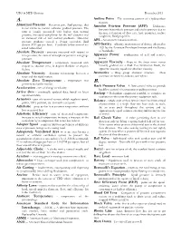 UBO & MPD Glossary