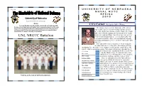 UNL NROTC Battalion to Discuss Ancient Philosophers’ Views on Ethics in the Con- Text of Modern Military Ethics with Our Bright and Engaging Graduating Midshipmen