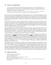 19 Theory of Computation
