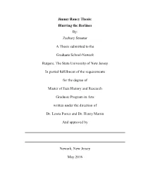 Jimmy Raney Thesis: Blurring the Barlines By: Zachary Streeter
