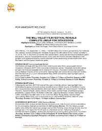 MVFF39 Overview